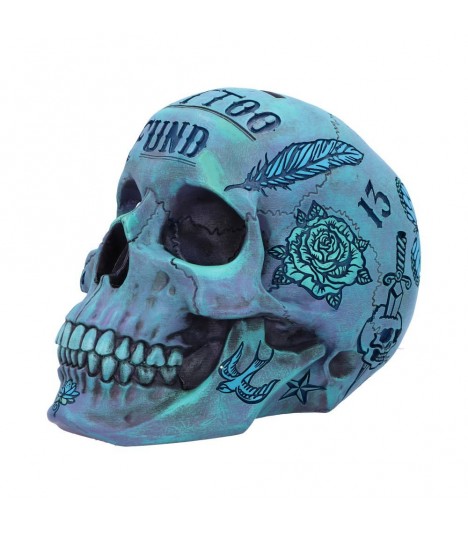 Nemesis Now Spardose Tattoo Fund Blue