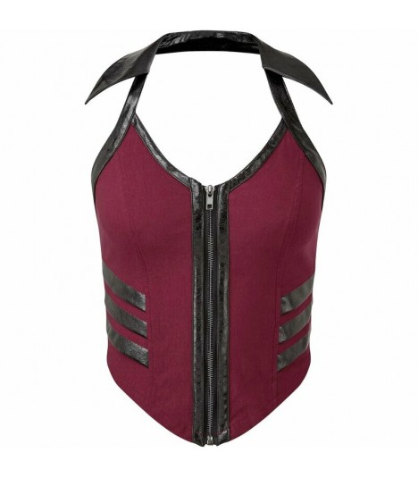 Killstar Anita Ammo Halter Top Blood