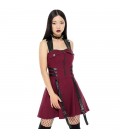 Killstar Dress Psy-Ops Bloody Red