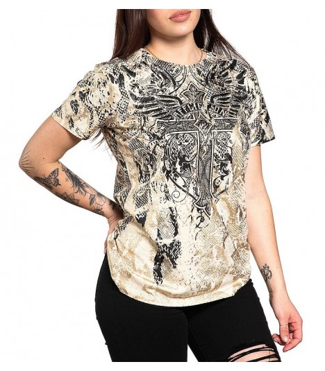 Affliction Shirt Mathilda Rose