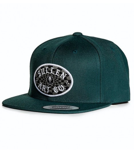 Sullen Snapback Cap Check Teal