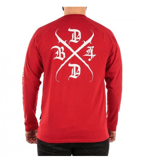 Headrush Longsleeve Black Cloud Red