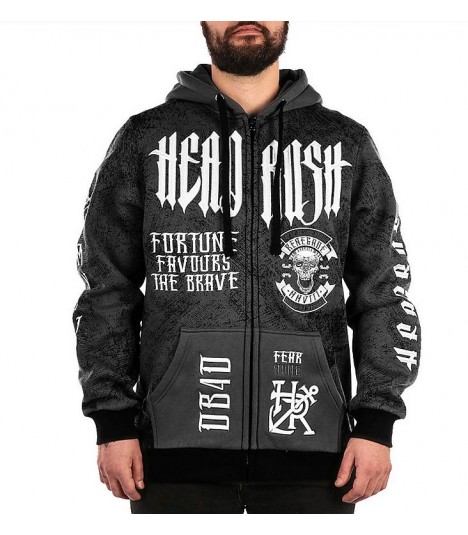 Headrush Zip-Hoody Jacke Renegade Black