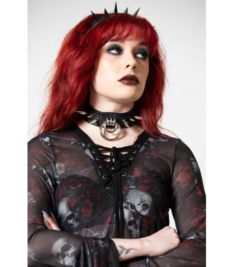 Killstar Bluse Wicked Rose