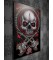 Barmetal Leinwand 90 CM x 60 CM Steampunk Skull