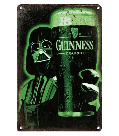 Blechschild Darth Vader Guinness 20x30 CM