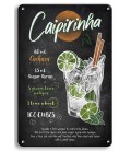 Blechschild Caipirinha 20x30 CM