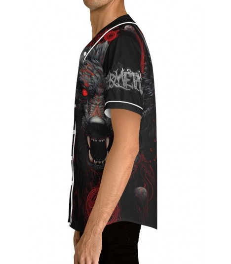 Barmetal Baseball Jersey Hellwolf