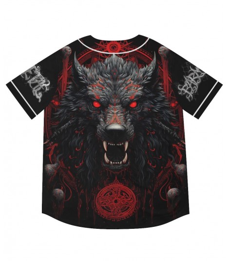 Barmetal Baseball Jersey Hellwolf