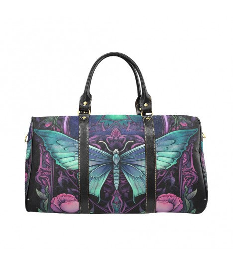 Barmetal Reisetasche Gold Butterfly