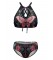 Barmetal Triangle Bikini La Catrina Roses