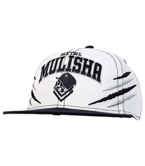 Metal Mulisha Snapback Cap Ripped White