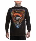 Affliction Longsleeve Shredded Pavement