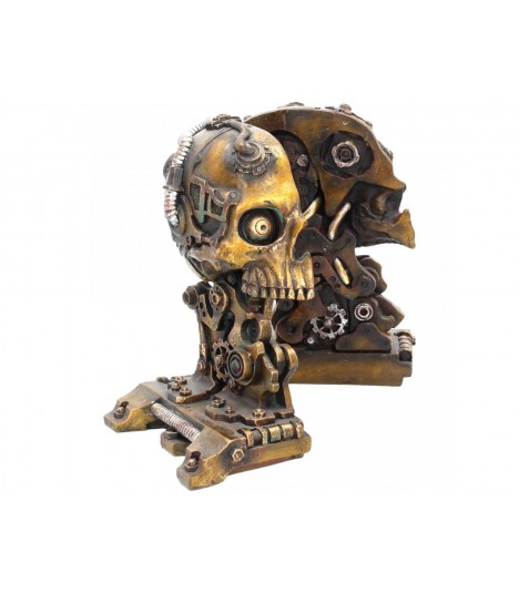 Nemesis Now Buchstütze Steampunk Cranial