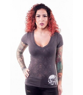 Lethal Angel Shirt Wing Skull