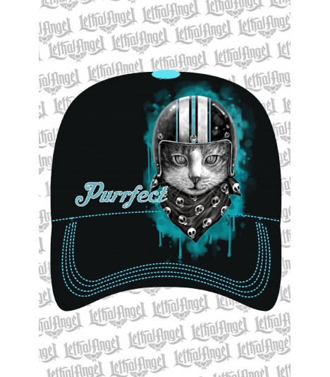 Lethal Angel Damen Snapback Cap Purfect Cat