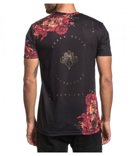 Affliction Shirt Skeleton Flower